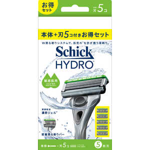 シック ハイドロ 敏感肌 コンボパック(本体＋刃5コ) HDビンカンコンボP