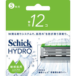 シック ハイドロ 敏感肌 替刃(12コ) HDﾋﾞﾝｶﾝｶｴﾊﾞ12ｺ