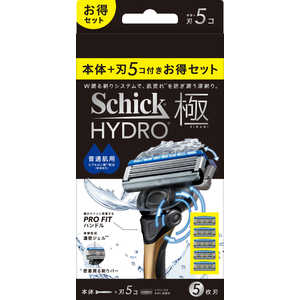 シック ハイドロ極 普通肌 コンボパック(本体＋刃5コ) HDKフツウコンボパツク
