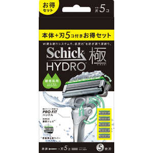 シック ハイドロ極 敏感肌 コンボパック(本体＋刃5コ) HDKビンカンコンボP