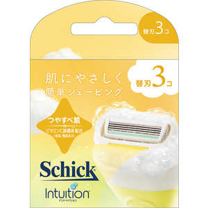 シック イントゥイション つや肌 替刃(3個) INツヤハダカエバ3コ
