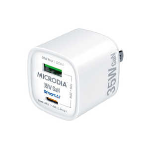 MICRODIA PDチャージャー ［2ポート /USB Power Delivery対応 /Smart IC対応 /GaN(窒化ガリウム) 採用］ 56845
