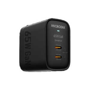 MICRODIA PDチャージャー ［2ポート /USB Power Delivery対応 /Smart IC対応 /GaN(窒化ガリウム) 採用］ 56895
