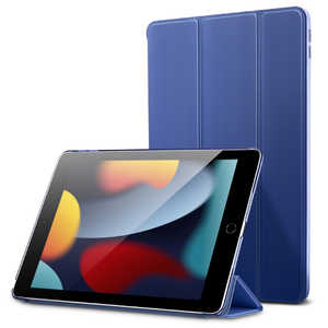 ESR iPad 第9/8/7世代ケース Pencil収納可能三つ折り式マグネットケース ESR Blue  AscendTrifoldCase