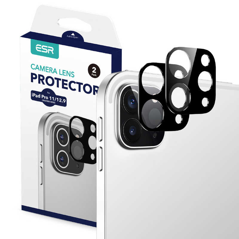 ESR ESR 強化ガラス カメラレンズプロテクター (2枚入り) iPad Pro 11インチ/iPad Pro12.9 インチ(2022/2021/2020年発売対応) CameraProtector CameraProtector