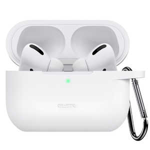 ESR AirPods Pro 第2/1世代(2022/2019) 対応耐衝撃シリコンケース ホワイト BOUNCECASE