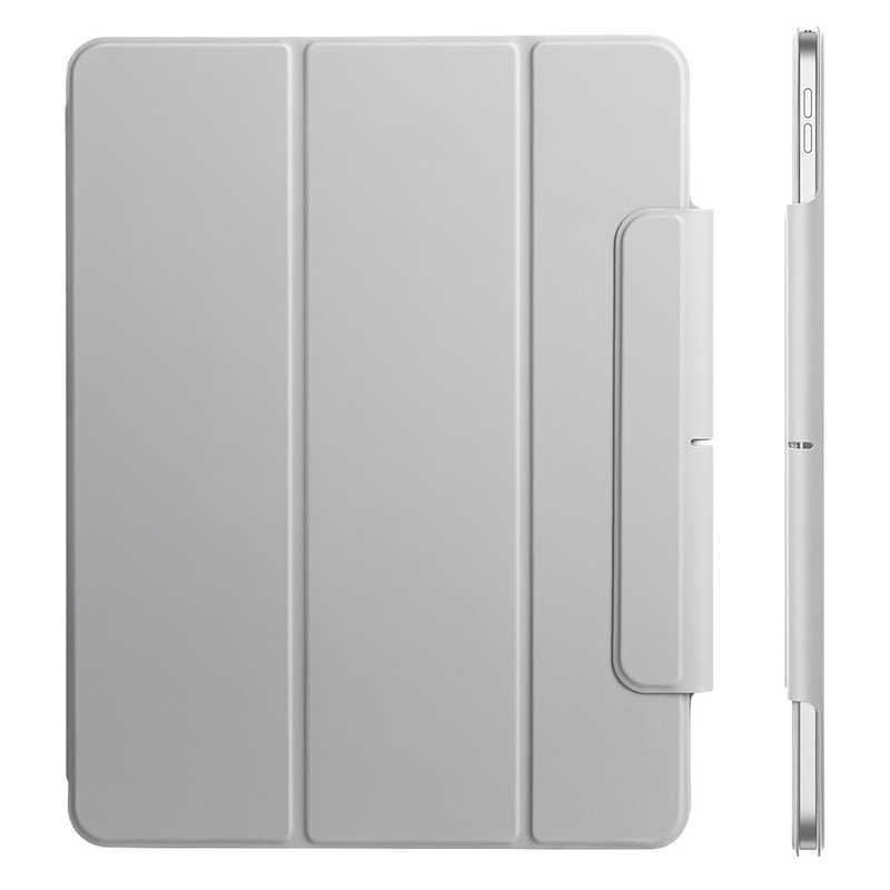 ESR ESR iPad Pro 12．9インチ 第5/4世代ケース Pencil収納折りたたみ式マグネットケース Silver Grey  ReboundMagneticCase ReboundMagneticCase