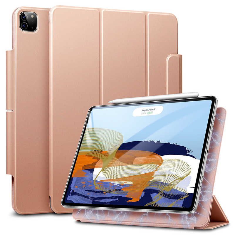 ESR ESR iPad Pro 11インチ 第3/2世代ケース Pencil収納折りたたみ式マグネットケース Rose Gold  ReboundMagneticCase ReboundMagneticCase