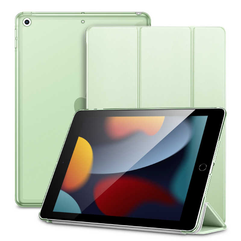 ESR ESR iPad 第9/8/7世代ケース Pencil収納可能三つ折り式マグネットケース ESR Light Green  AscendTrifoldCase AscendTrifoldCase