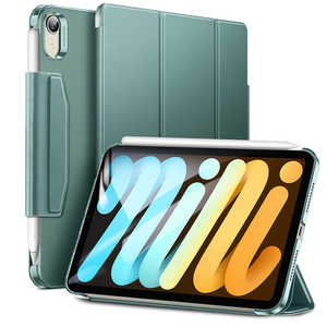 ESR iPad mini 6奱 PencilǼǽޤ꼰ޥͥåȥ Forest Green AscendTrifoldCase