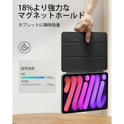 ESR iPad mini 第6世代ケース Pencil収納折りたたみ式マグネット