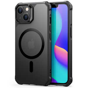 ESR iPhone 14/13マグネット対応、ミリタリーグレードケース Frosted Black AIRARMORCASE ESR iPhone 14/13マグネット対応、ミリタリーグレードケース Frosted Black AIRARMORCASE