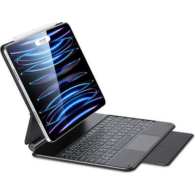 ESR iPad Pro 11インチ、iPad Air 5/4 キーボードケース Amazon.com: ESR iPad Air 11 Inch Case with Keyboard (M3/M2
