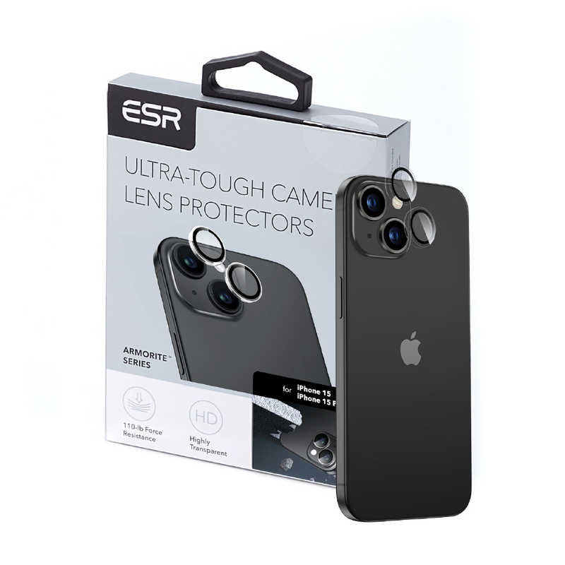 ESR ESR iPhone 15/15 Plus/14/14 Plus カメラレンズプロテクター Clear CameraLensProtector CameraLensProtector