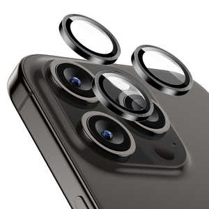 ESR iPhone 15 Pro/15 Pro Max/14 Pro /14 Pro Maxカメラレンズプロテクター Black CameraLensProtector