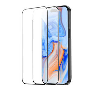 ESR iPhone 15(6.1インチ)強化ガラスフィルム(2枚入り) Clear-2 Pack TemperedGlassScreen