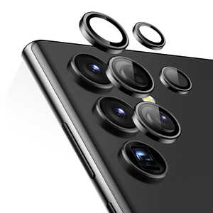 ESR Galaxy S23 Ultra 5眼カメラレンズプロテクター ガラスフィルム Black CameraLensProtectors