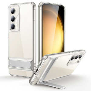 ESR Galaxy S23 Plus対応 キックスタンド付きミリタリーグレードケース Clear MetalKickstandCase