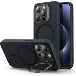 ESR iPhone 15 Pro(6.1インチ)スタンド付きシリコンケース Black CloudSoftCasewithStashStandforiPhone15Pro ESR iPhone 15 Pro(6.1インチ)スタンド付きシリコンケース Black CloudSoftCasewithStashStandforiPhone15Pro