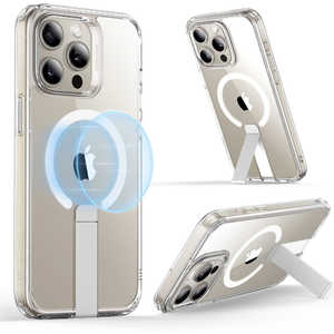 ESR iPhone 15 Pro Max(6.7インチ)スタンド付ハイブリッドケース Clear BoostFlickstandCase-HaloLockforiPhone15ProMax ESR iPhone 15 Pro Max(6.7インチ)スタンド付ハイブリッドケース Clear BoostFlickstandCase-HaloLockforiPhone15ProMax