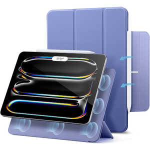ESR 11インチ iPad Pro(M4)用 Rebound マグネットケース 三つ折りスタンド Lavender ESRReboundMagneticCaseiPadPro11M4 ESR 11インチ iPad Pro(M4)用 Rebound マグネットケース 三つ折りスタンド Lavender ESRReboundMagneticCaseiPadPro11M4