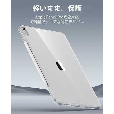ESR iPad Air 13インチ M2対応Classic Hybridスリムクリアケース Clear