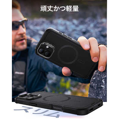 ESR iPhone 16 Plus(6.7インチ) ミリタリーグレードスタンド付 