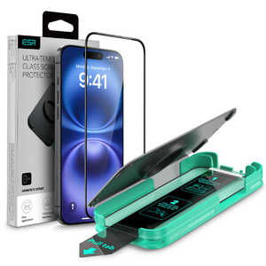 ESR iPhone 16 Plus(6.7インチ)超強化ガラスフィルム(1枚入り) Clear ArmoriteScreenProtectorforiPhone16Plus