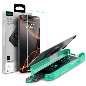 ESR iPhone 16 Pro(6.3インチ)超強化ガラスフィルム(1枚入り) Clear ArmoriteScreenProtectorforiPhone16Pro