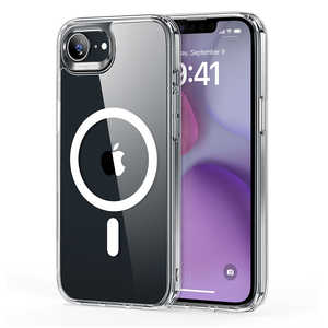 ESR iPhone 16e MagSafe対応ハイブリッドケース Clear 1A84200102 - Clear ESR iPhone 16e MagSafe対応ハイブリッドケース Clear 1A84200102 - Clear