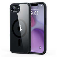 ESR iPhone 16e MagSafe対応ハイブリッドケース Clear Black Clear