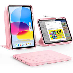 ESR 11インチ iPad(A16)、10.9インチ iPad(第10世代)用 Flipマグネットケース ピンク 1B21200303 ESR 11インチ iPad(A16)、10.9インチ iPad(第10世代)用 Flipマグネットケース ピンク 1B21200303