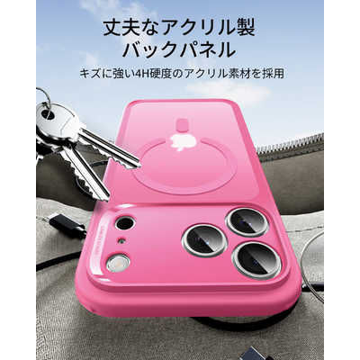 スマートフォン・携帯電話 MCM iPhone17 pro ケース ピンクモノグラム