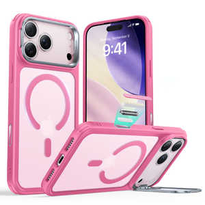 ESR iPhone 17 Pro Max(6.9C`)MagSafeΉABX^htA~^[O[hP[X tXgsN 1A86800501-Frosted Pink