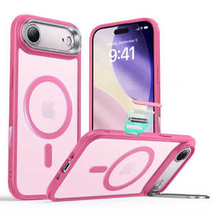 ESR iPhone Air (6.5C`)MagSafeΉABX^htA~^[O[hP[X tXgsN 1A86600501-Frosted Pink