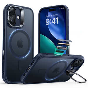ESR iPhone 17 (6.3C`)MagSafeΉABX^htA~^[O[hP[X tXgu[ 1A86500401-Frosted Blue