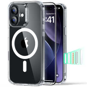 ESR iPhone 17 (6.3C`)MagSafeΉA~^[O[hn[hP[X{KXtBZbg NA 1A88900101-Clear