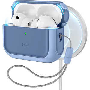 ESR Orbit AirPods Pro 3ケース MagSafe対応 落下衝撃吸収 カバー ストラップ付き パウダーブルー 1C02000502-Powder Blue ESR Orbit AirPods Pro 3ケース MagSafe対応 落下衝撃吸収 カバー ストラップ付き パウダーブルー 1C02000502-Powder Blue