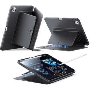 ESR 11�C���`iPad Pro(M5/M4)�p Flip�}�O�l�b�g�P�[�X �u���b�N 1B21600102