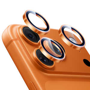 ESR iPhone 17 Pro / 17 Pro Max (3��)�Ή� �~���^���[�O���[�h�����K���X�J���������Y�t�B���� �I�����W 1D73200902-Orange