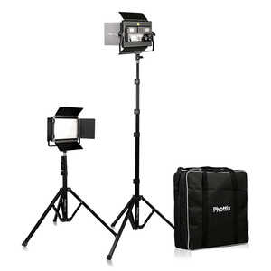 PHOTTIX RGBĴǽ ץǽ ѥͥ뷿LED饤 Kali 50Ra RGB LED Light Twin Kit Set