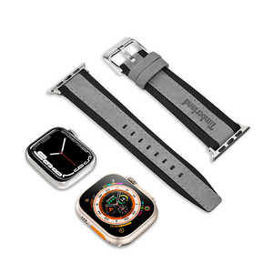 ティンバーランド (ベルトのみ) アップルウォッチ ストラップ - アーネット ブラックグレー リボトル SS 44mm、45mm、46mm、49mmケース、Ultra 用 TDOUL0001706 ティンバーランド (ベルトのみ) アップルウォッチ ストラップ - アーネット ブラックグレー リボトル SS 44mm、45mm、46mm、49mmケース、Ultra 用 TDOUL0001706