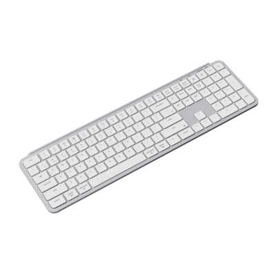 キークロン キーボード B6 Pro (英語配列) シルバー [有線・ワイヤレス 
