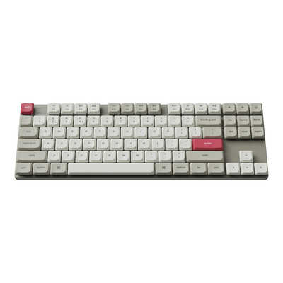キークロン キーボード K1 Max White LED(赤軸・英語配列) ［有線