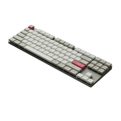 キークロン キーボード K1 Max White LED(赤軸・英語配列) ［有線
