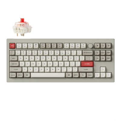 キークロン キーボード V3 Max(赤軸) レトロカラー V3M-R1-US の