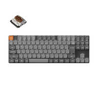 キークロン キーボード K1 Max White LED(茶軸) ［有線・ワイヤレス