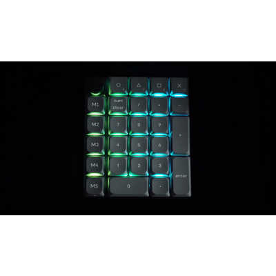 Keychron K0 Max Silent 静音赤軸 K0M-H6 キークロン テンキー K0 Max(静音赤軸) RGBライト ［有線・ワイヤレス