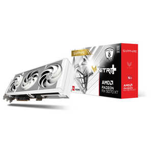 SAPPHIRE NITRO＋ Radeon RX 9070 XT GAMING OC 16GB PhantomLink Polar ［Radeon RXシリーズ / 16GB］ NITRORX9070XT16GBPLP/11348-09-20G