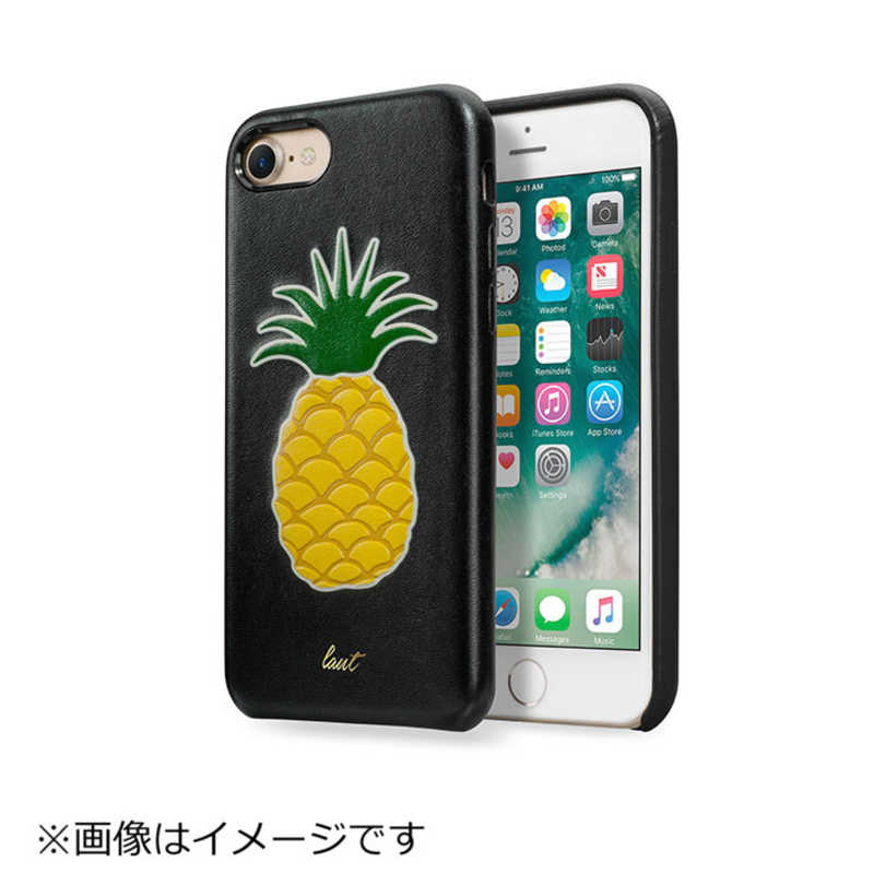 イツワ商事 iPhone 7用LAUT KITSCH ピナ コラーダ ブラック LAUTIP7KHBK - mamun.om